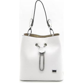 Silver Polo NV967 Beyaz Lacivert Kadın Çapraz Çanta