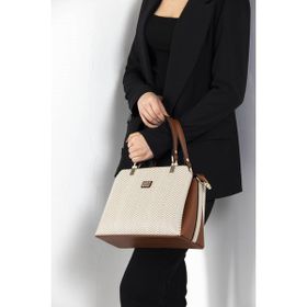 Silver Polo NV972 Taba-Bej Kadın El Çantası