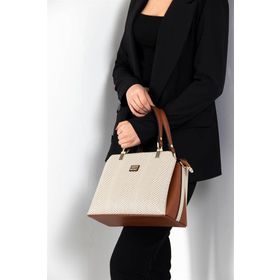 Silver Polo NV972 Taba-Bej Kadın El Çantası