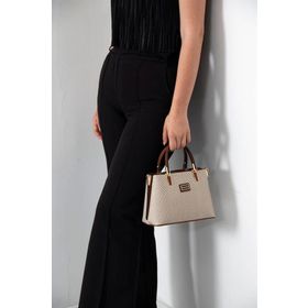 Silver Polo NV987 Bej-Taba Kadın El Çantası
