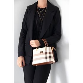 Silver Polo NV987 Krem Taba Kadın El Çantası