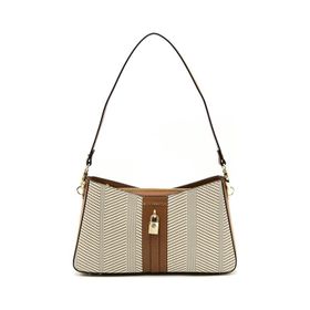 Silver Polo SP1102 Bej Taba Kadın Omuz Çantası
