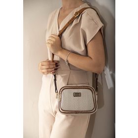 Silver Polo SP1111 Bej Taba Kadın Çapraz Çanta