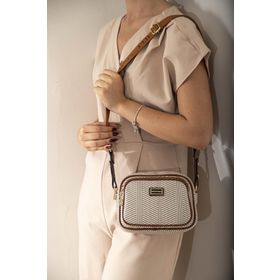 Silver Polo SP1111 Bej Taba Kadın Çapraz Çanta