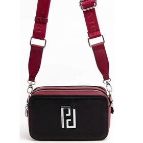Silver Polo SP784 Siyah Bordo Kadın Çapraz Çanta