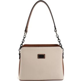 Silver Polo SP937 Bej Taba Kadın Omuz Çantası