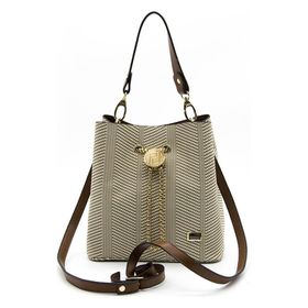 Silver Polo SP967 Bej Taba Kadın Çapraz Çanta