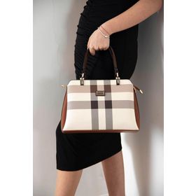 Silver Polo SP972 Krem Taba Kadın El Çantası