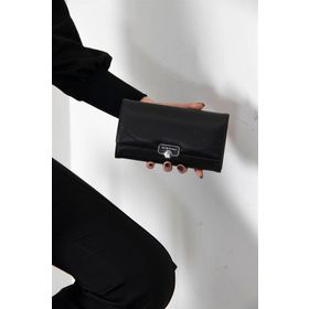 Silver Polo SP979 Siyah - Siyah Kadın Kartlık Cüzdan