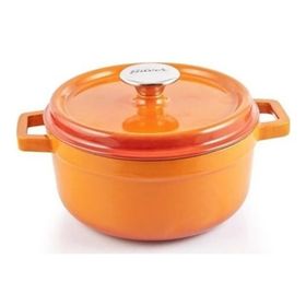 Silver Smart Döküm 24 cm Turuncu Tencere