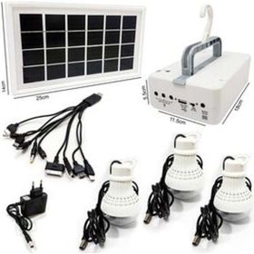 Silver Toss SR-1901 1W+46 LED Projektör Güneş Panelli 3 Ampullü El Feneri