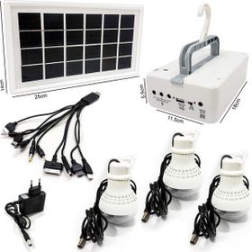 Silver Toss St-1901 1w+46led Usbli 3 Lambalı Güneş Enerji Solar Aydınlatma Seti