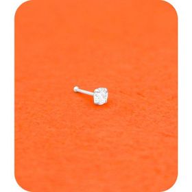 Silvera Telkari Gümüş Tektaş Hızma 2 mm 925 Ayar Gümüş Hızma