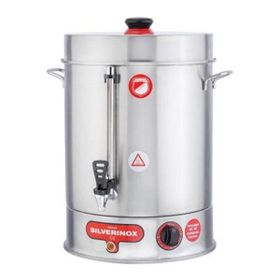Silverinox 50 lt Çevirmeli Metal Musluklu 500 Bardak Çay Makinesi