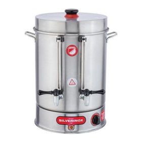 Silverinox Çevirmeli Metal Musluklu 12 lt 120 Bardak Çay Makinesi