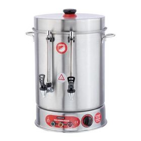 Silverinox İkazlı Metal Musluklu 160 Bardak 15 lt Çay Makinesi