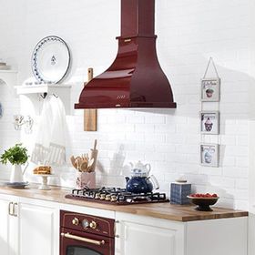 Silverline 2238-60 Retroline Bordo Davlumbaz