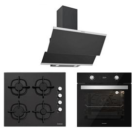Silverline 3420 Classy 60 - CS5343B01 - BO6504B01 3'lü Siyah Ankastre Set