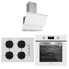 Silverline 3420 Classy 60-CS5429W01-BO6502W02 3'lü Beyaz Ankastre Set