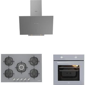 Silverline 3481 - CS5622S01 - Esty AEF6601S04 Gri Cam 3'lü Ankastre Set
