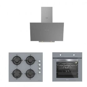 Silverline 3481 Flam 60 - CS5349S01 - BO6501S01 Gri 3'lü Ankastre Set