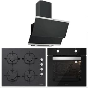 Silverline BO6501B01 - CS5335B01 - 3420 Classy 60 3'lü Siyah Ankastre Set