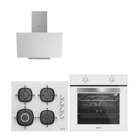 Silverline BO6501W01-3481 Beyaz-CS5629W01 Ankastre Set