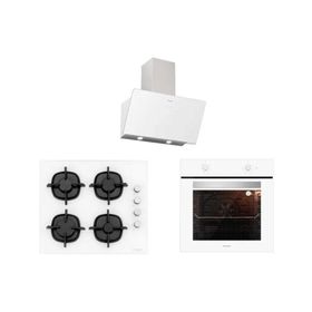 Silverline BO6501W01 - CS5343W01 SOHO 3457 3'lü Beyaz Ankastre Set