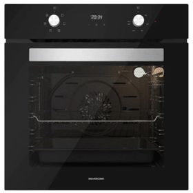 Silverline BO6502B01 - CS5335B01 2'li Siyah Cam Ankastre Set