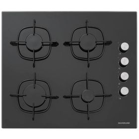 Silverline BO6502B01 - CS5335B01 2'li Siyah Cam Ankastre Set