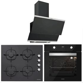 Silverline BO6502B01 - CS5335B01 - 3420 Classy 60 3'lü Siyah Ankastre Set