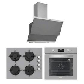 Silverline BO6502S02 - CS5335S01 - 3420 Classy 60 3'lü Gri Ankastre Set
