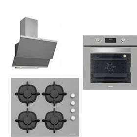 Silverline BO6502S02 - CS5343S01 - 3420 3'lü Gri Class Ankastre Set