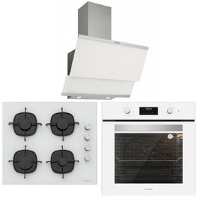 Silverline BO6502W01 - CS5335W01 - 3420W Beyaz 3'lü Ankastre Set