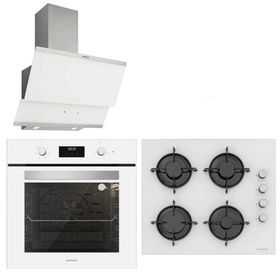 Silverline BO6502W01 - CS5349W01 - Classy 3420 3'lü Beyaz Ankastre Set