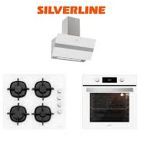 Silverline BO6502W02 CS5343W01 3472 Bold 60 Beyaz Ankastre Set