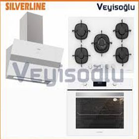 Silverline BO6502W02 CS5343W01 3472 Bold 60 Beyaz Ankastre Set
