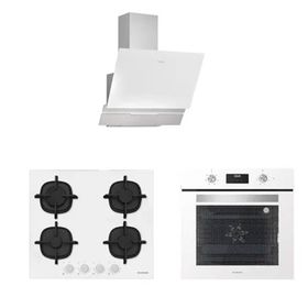 Silverline BO6502W02 CS5343W01 3472 Bold 60 Beyaz Ankastre Set