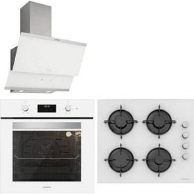 Silverline BO6502W02 - CS5349W01 - 3420 3'lü Beyaz Ankastre Set