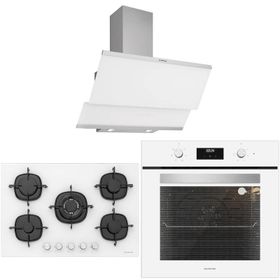 Silverline BO6502W02 - CS5365W01 - 3420 Classy 60 3'lü Beyaz Ankastre Set