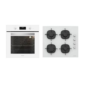 Silverline BO6502W02 - CS5427W01 - 3420 Classy 60 Beyaz Ankastre Set