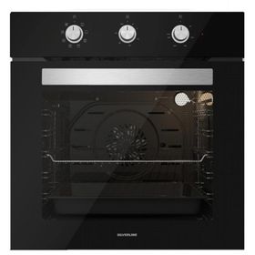 Silverline BO6503B01 - CS5429B01 - 3450 Slimline 60 3'lü Siyah Ankastre Set