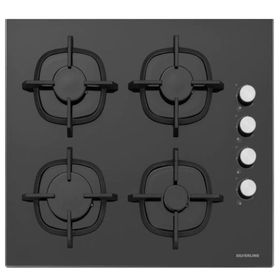 Silverline BO6503B01 - CS5429B01 - 3450 Slimline 60 3'lü Siyah Ankastre Set