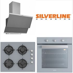 Silverline BO6503S01 - 3420 Class - CS5349S01 3'lü Siyah Ankastre Set