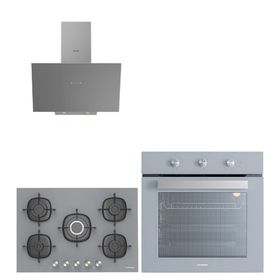 Silverline BO6503S01-3481 Gri 3-CS5622S01 Ankastre Set