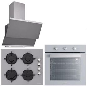 Silverline BO6503S01 - CS5335S01 - 3420 Classy 60 3'lü Gri Ankastre Set