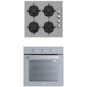 Silverline BO6503S01-CS5335S02 Gri 2'li Ankastre Set