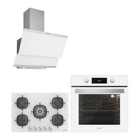 Silverline BO6504W01-3420 W CLA-CS5622W01 Ankastre Set