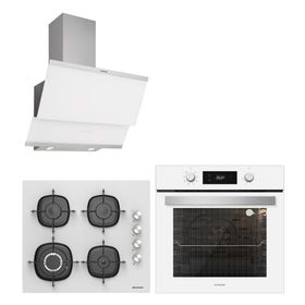 Silverline BO6504W01 - 3420 W CLA - CS5629W01 3'lü Beyaz Ankastre Set