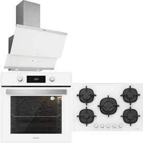 Silverline BO6504W01 - CS5365W01 - 3420 3'lü Beyaz Ankastre Set